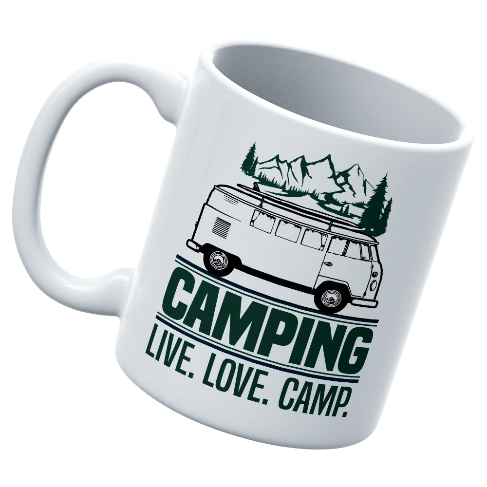 Camping Live Love Camp 11oz Mug