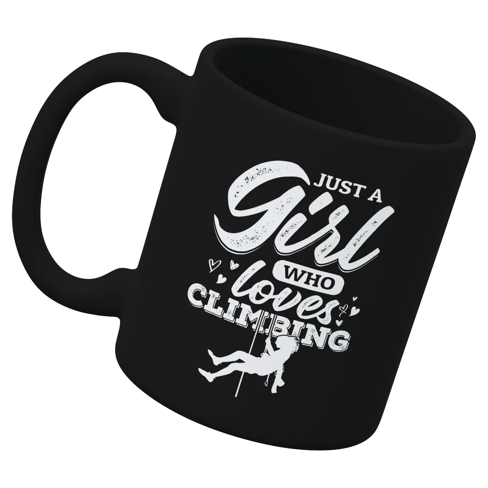 Climbing Just A Girl Who Loves Climbing 11oz Mug